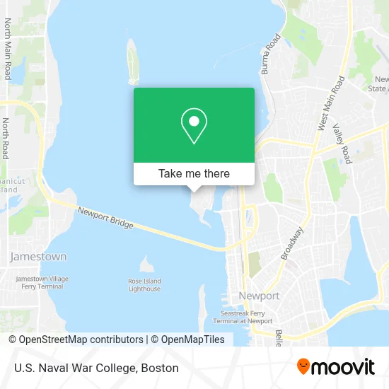 U.S. Naval War College map