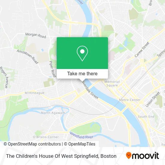 The Children's House Of West Springfield map