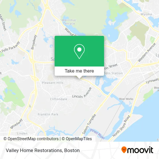Valley Home Restorations map