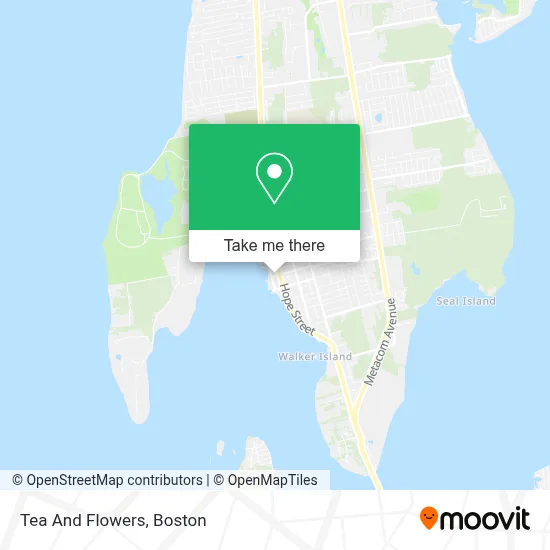 Tea And Flowers map