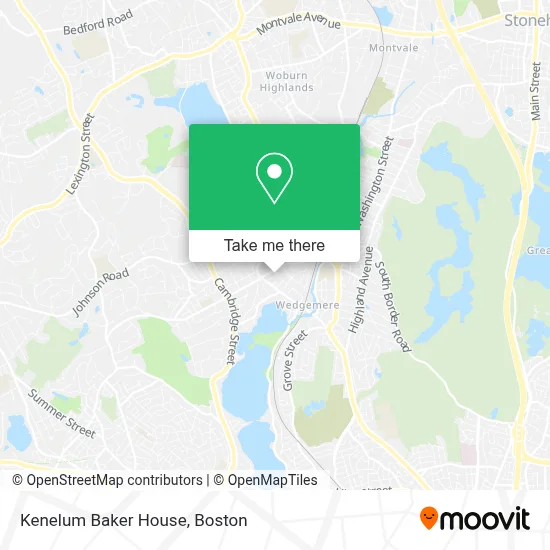 Kenelum Baker House map