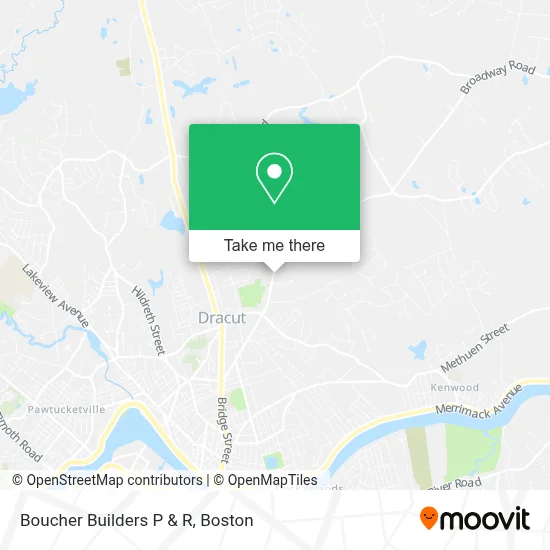 Boucher Builders P & R map
