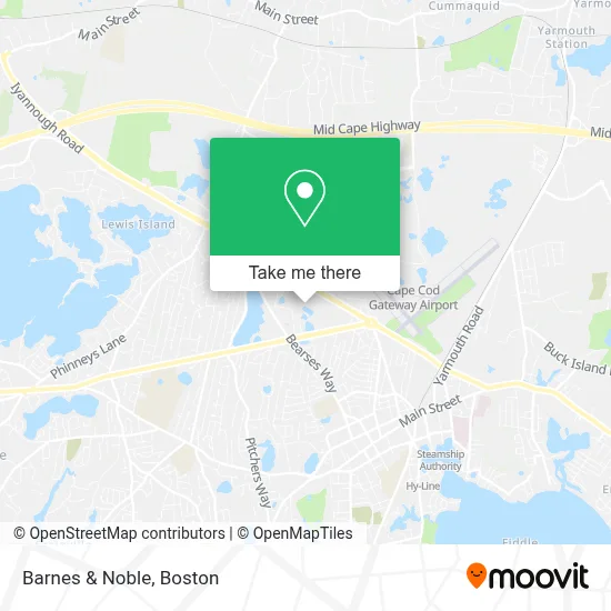 Barnes & Noble map