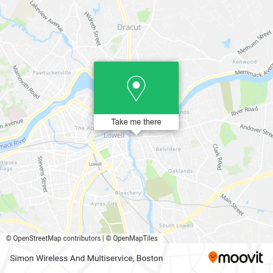 Simon Wireless And Multiservice map