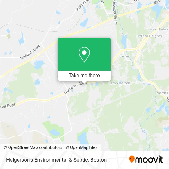 Helgerson's Environmental & Septic map