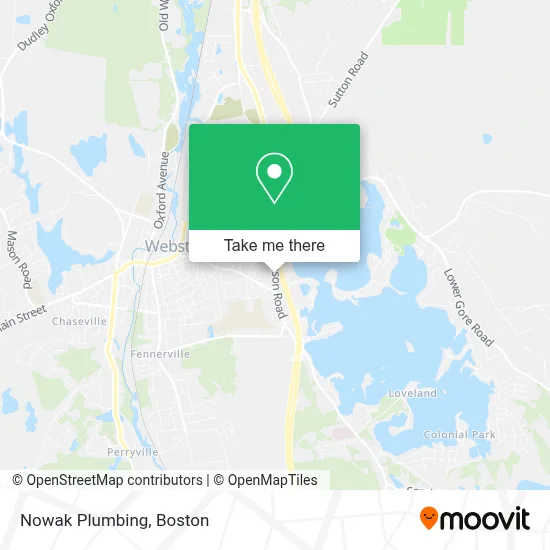 Nowak Plumbing map
