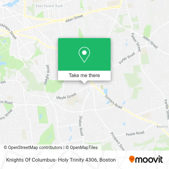 Knights Of Columbus- Holy Trinity 4306 map