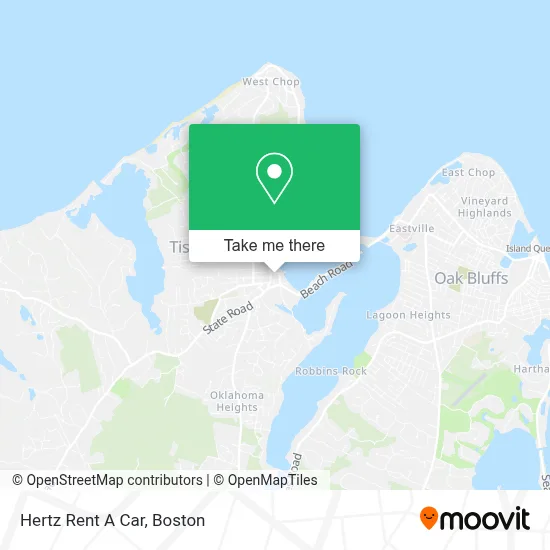 Hertz Rent A Car map