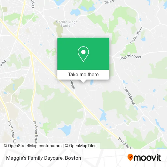 Maggie's Family Daycare map