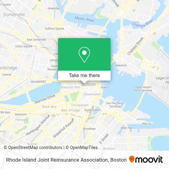 Rhode Island Joint Reinsurance Association map