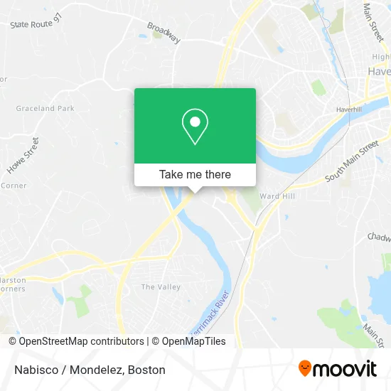 Nabisco / Mondelez map