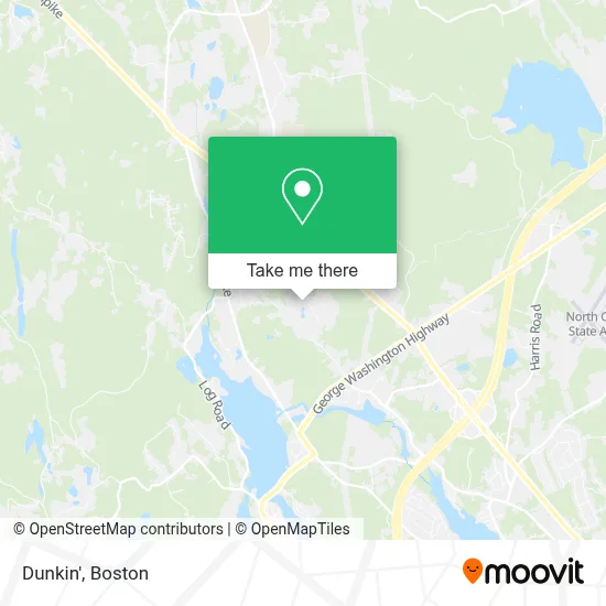 Dunkin' map