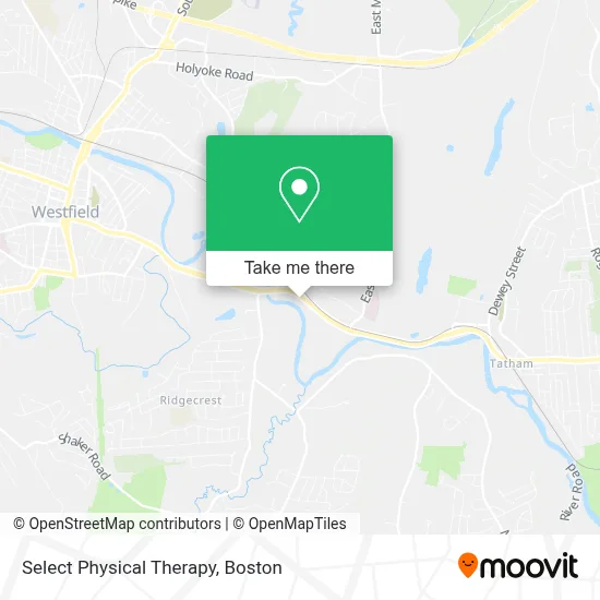 Select Physical Therapy map