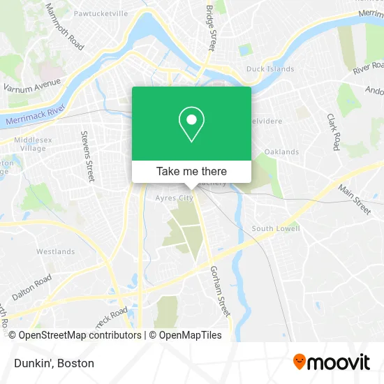 Dunkin' map