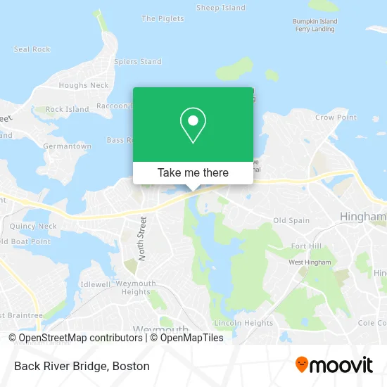 Back River Bridge map