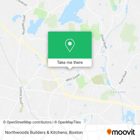 Northwoods Builders & Kitchens map
