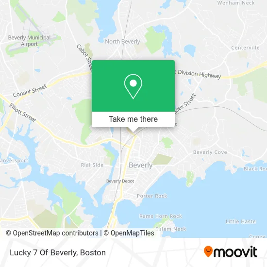 Lucky 7 Of Beverly map