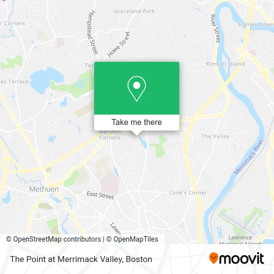 The Point at Merrimack Valley map
