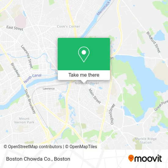 Boston Chowda Co. map