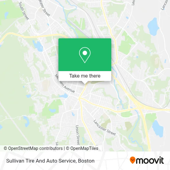 Sullivan Tire And Auto Service map
