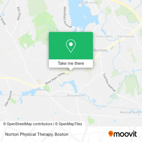 Norton Physical Therapy map