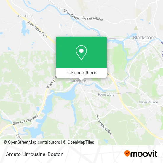 Amato Limousine map