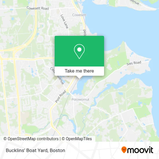 Bucklins' Boat Yard map