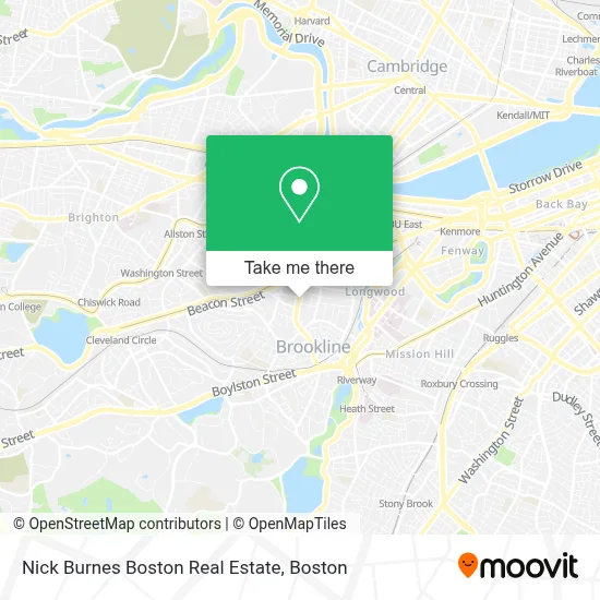 Nick Burnes Boston Real Estate map