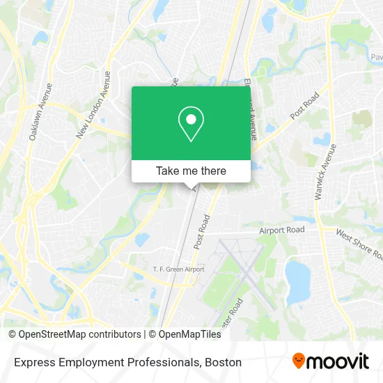 Express Employment Professionals map