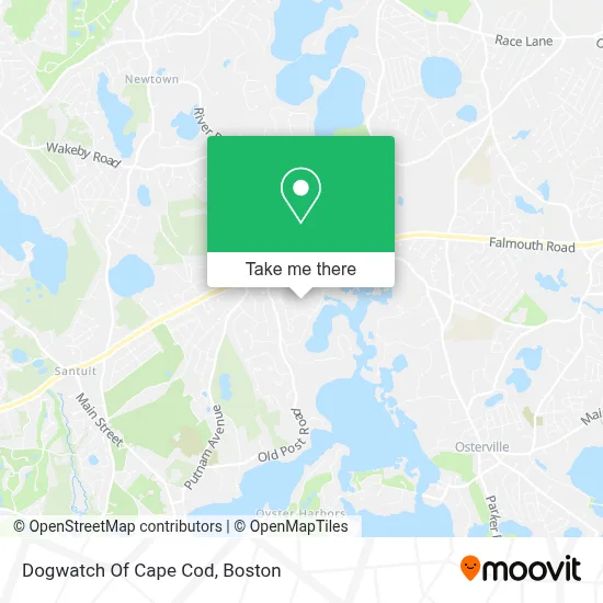 Dogwatch Of Cape Cod map
