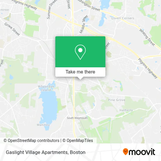 Gaslight Village Apartments map