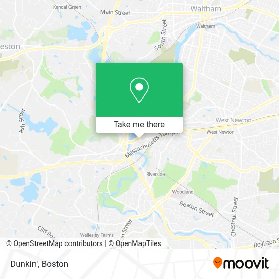 Dunkin' map