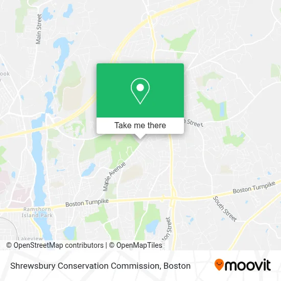 Shrewsbury Conservation Commission map