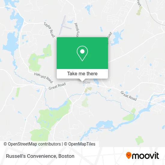Russell's Convenience map