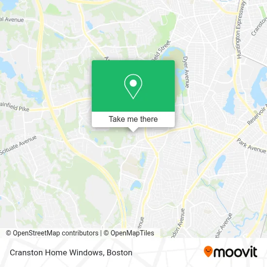 Cranston Home Windows map