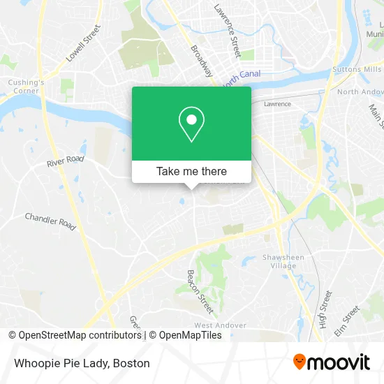 Whoopie Pie Lady map