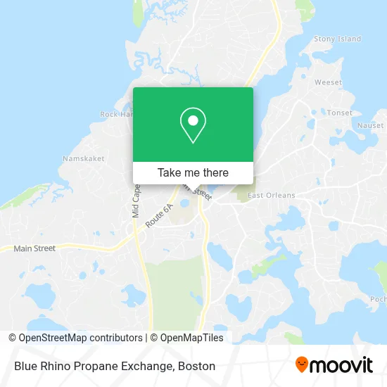 Blue Rhino Propane Exchange map