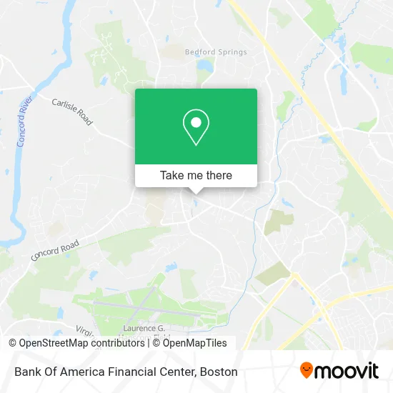 Bank Of America Financial Center map