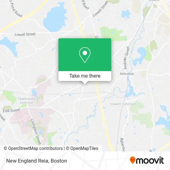 New England Reia map