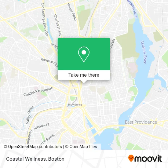 Coastal Wellness map