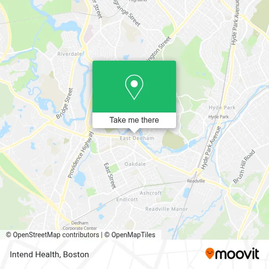 Intend Health map