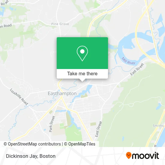 Dickinson Jay map