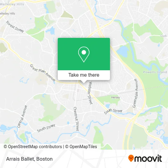 Arrais Ballet map