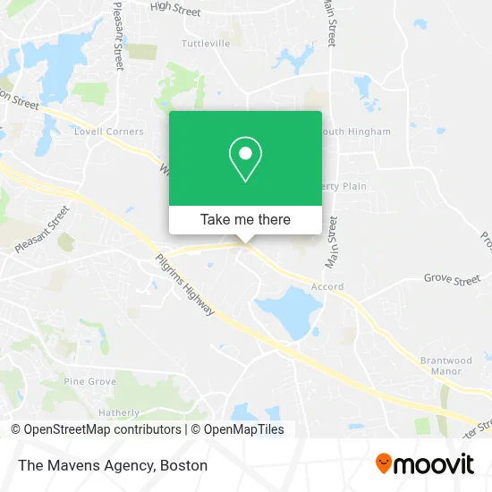 The Mavens Agency map