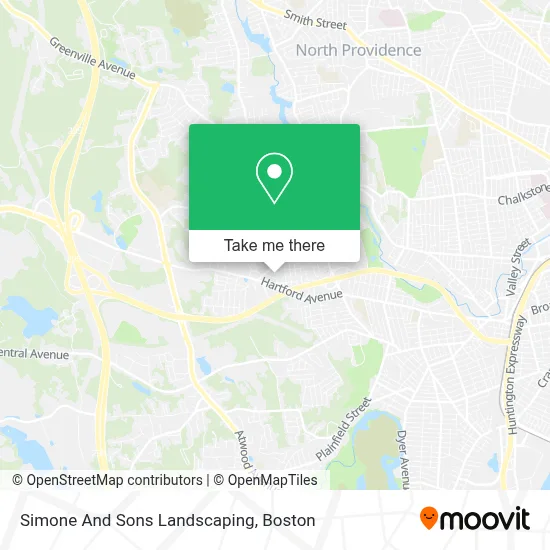 Simone And Sons Landscaping map
