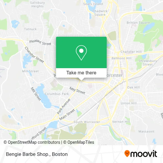 Bengie Barbe Shop. map