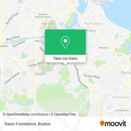 Rasin Foundation map
