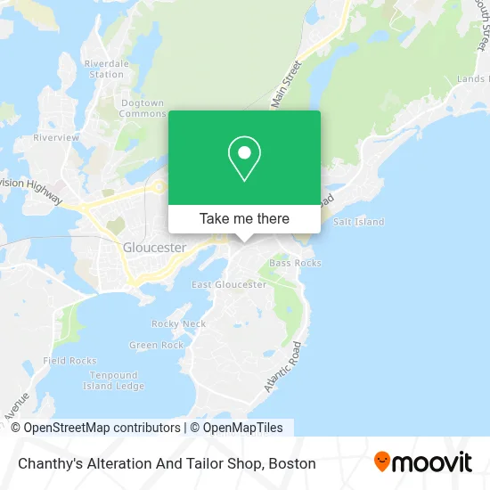Chanthy's Alteration And Tailor Shop map