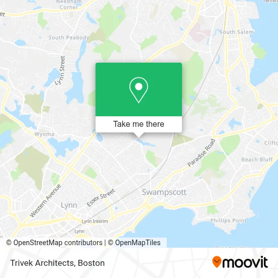 Trivek Architects map