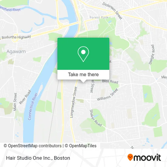Hair Studio One Inc. map